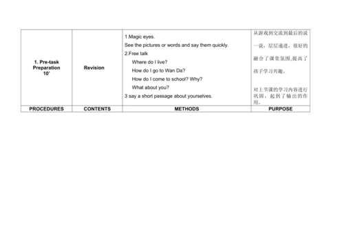 Unit 2 How do you come to school?单元整体教案设计（4个课时）