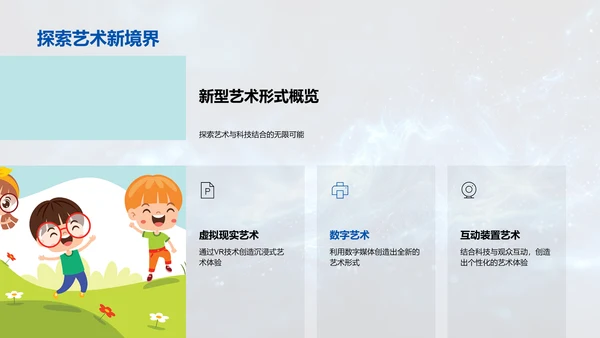 艺术科技融合答辩PPT模板