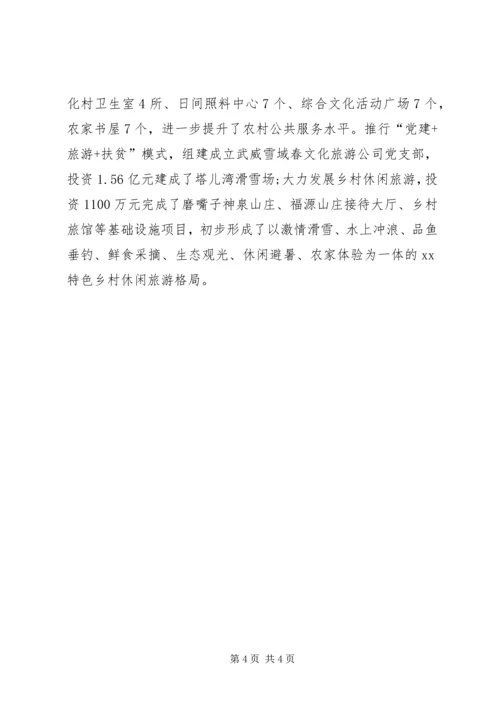 某乡镇抓党建促脱贫攻坚工作典型材料.docx