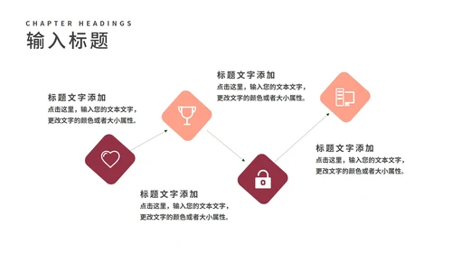 白色中国风小清新工作总结汇报PPT模板