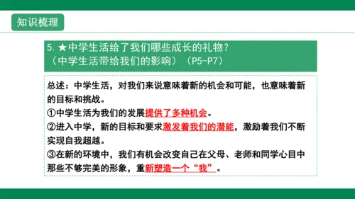 第一课  中学序曲  复习课件(共38张PPT)