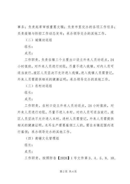 乡镇强化疫情防控实施方案.docx