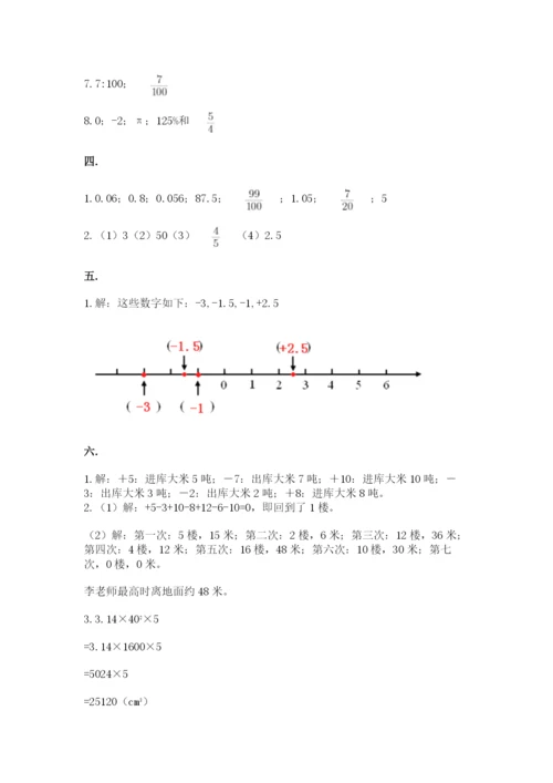 辽宁省【小升初】2023年小升初数学试卷精品（典优）.docx