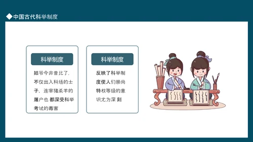 中国古代科举制度动态PPT模板
