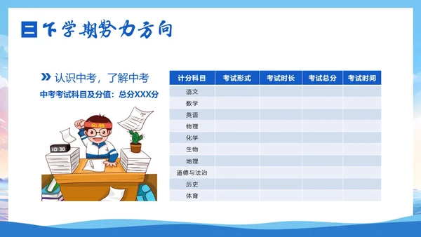 -学年初三第一学期冲刺中考期末家长会PPT课件