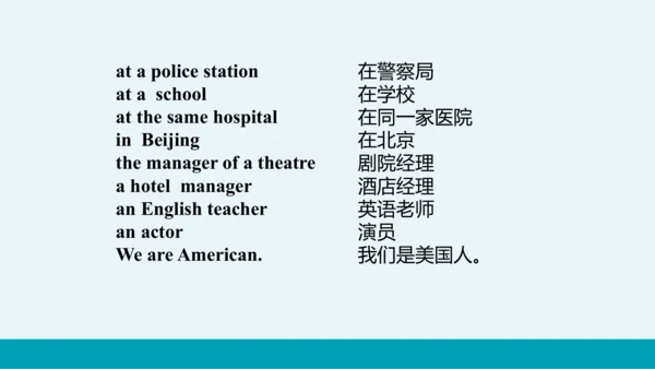 【轻松备课】外研版初中英语七年级上Module 2 Unit 2教学课件