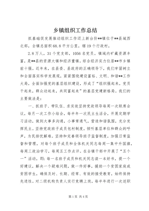 乡镇组织工作总结.docx