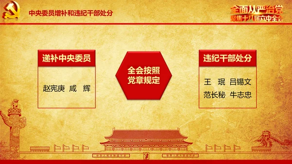 解读学习宣传十八届六中全会精神PPT模板