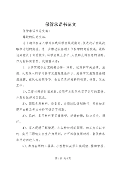 保管承诺书范文.docx