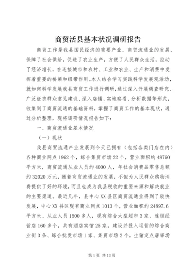 商贸活县基本状况调研报告 (2).docx