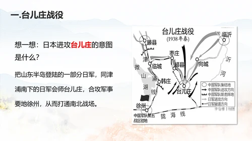 抗日战争之正面战场台儿庄战役PPT课件