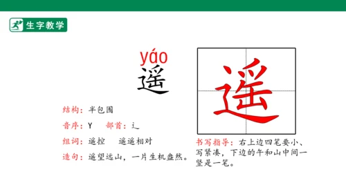 17.古诗三首 生字动画课件