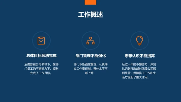 简约商务风工作总结汇报