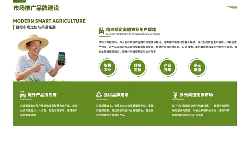 绿色创意现代农业商业计划书PPT模板
