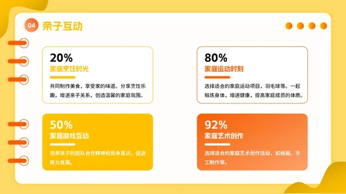 橙黄色立体风暑假活动PPT模板