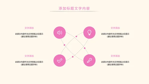 粉红唯美关爱女性健康女性乳腺PPT模板