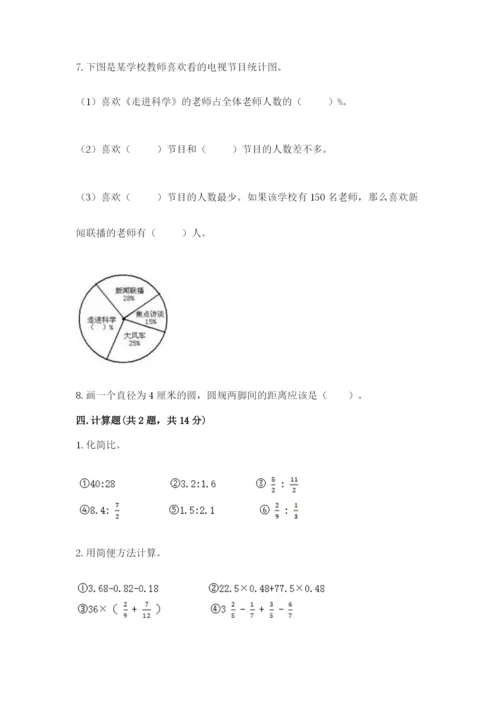 小学数学六年级上册期末卷附完整答案【易错题】.docx