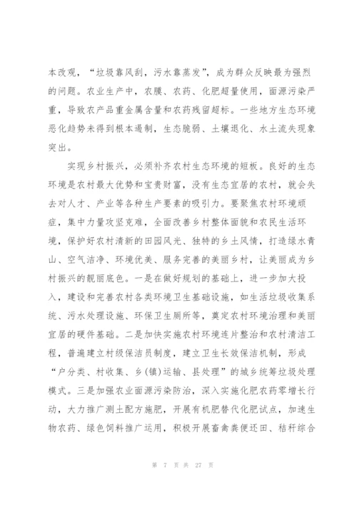 2022年全面推进乡村振兴工作述职报告.docx