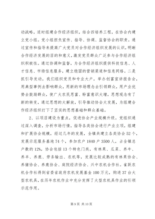 乡镇迎接县人大调研汇报材料.docx