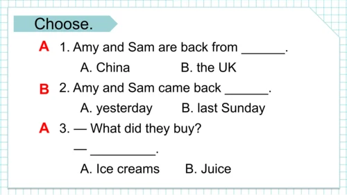 Module 1 Unit 1  Did you come back yesterday? 课件(共