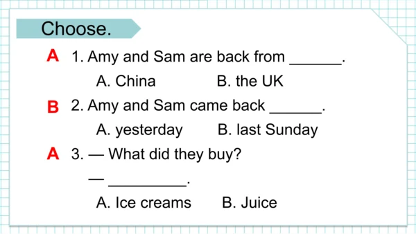 Module 1 Unit 1  Did you come back yesterday? 课件(共