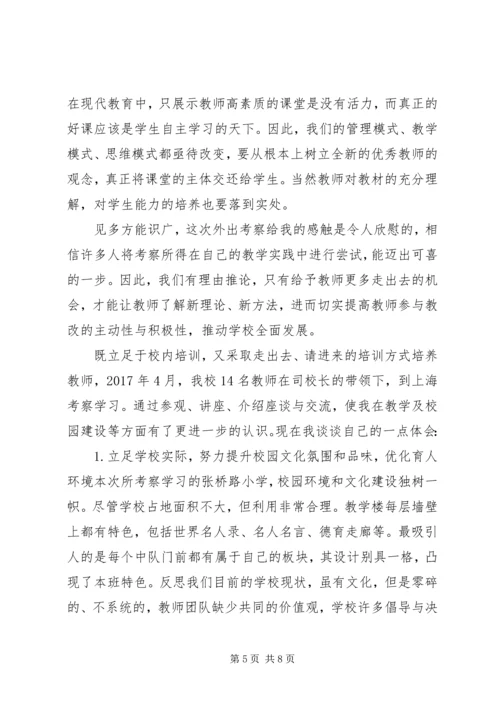 外出学习心德体会[五篇].docx