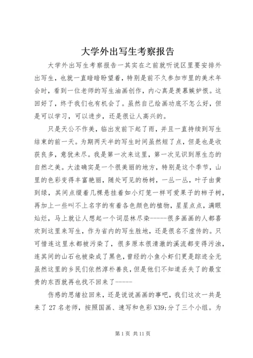 大学外出写生考察报告 (2).docx