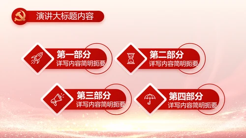 社区民主生活会学习主题动态PPT