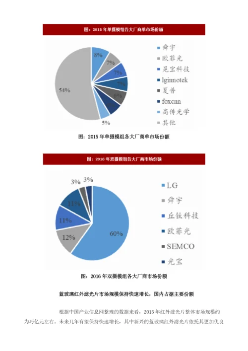 全球手机摄像头重要零配件市场份额分析.docx