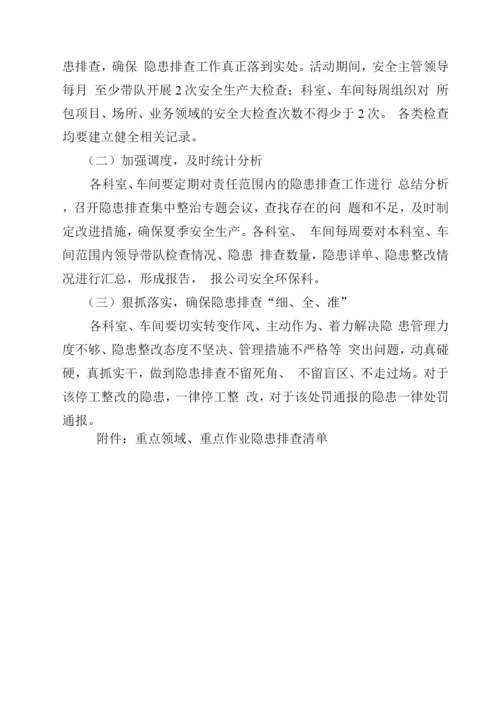 夏季隐患排查整治活动方案.docx