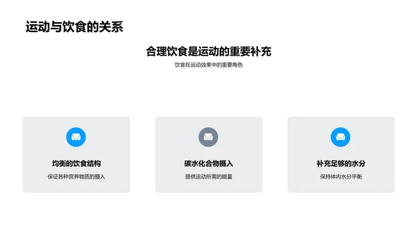 运动健康知识讲解PPT模板
