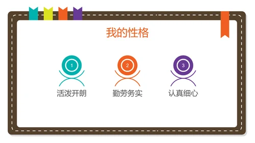 小学生班干部自我介绍PPT模版