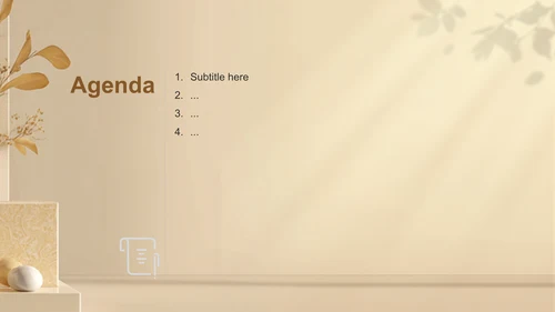 黄色商务风护肤产品介绍PPT主题