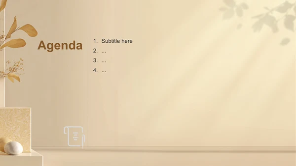 黄色商务风护肤产品介绍PPT主题