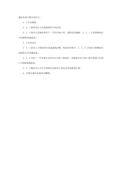 华南师范大学物业应急专题预案.docx