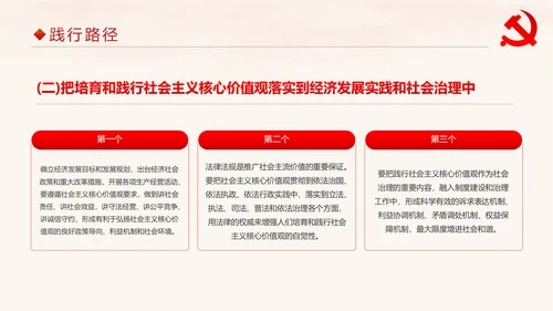 学习解读社会主义核心价值观PPT模板