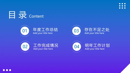 商务汇报年终总结PPT模版