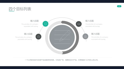 商业计划书欧美风国外企业简介模板