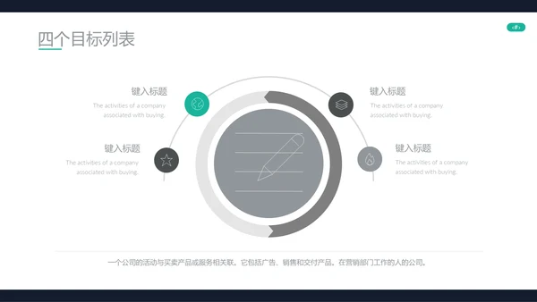 商业计划书欧美风国外企业简介模板