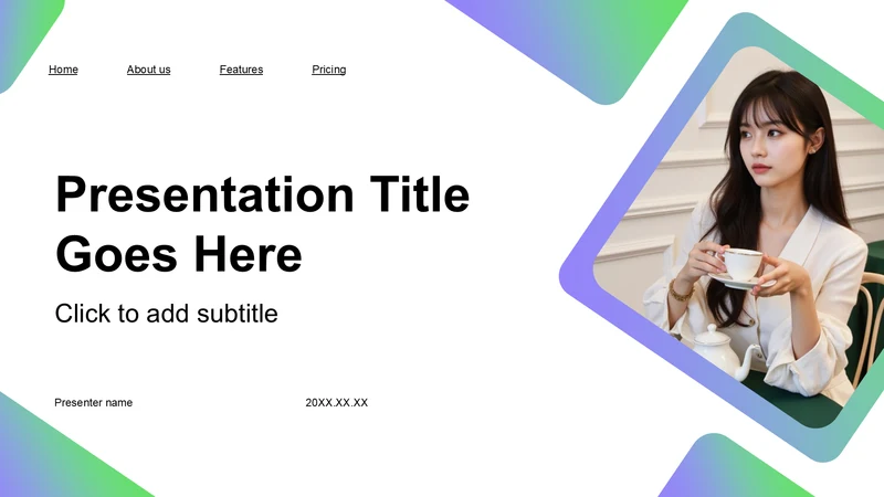 绿色商务风商务培训PPT主题