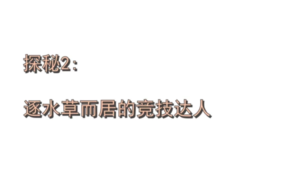 人文地理上册 3.4.1 逐水草而居 课件（共32张PPT）