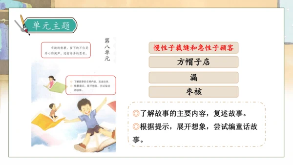 【核心素养】部编版语文三年级下册-25. 慢性子裁缝和急性子顾客 第2课时（课件）