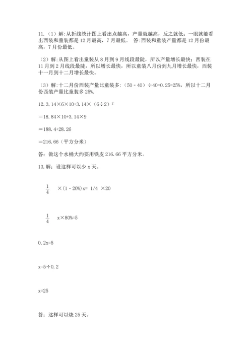 六年级小升初数学解决问题50道（夺冠）word版.docx