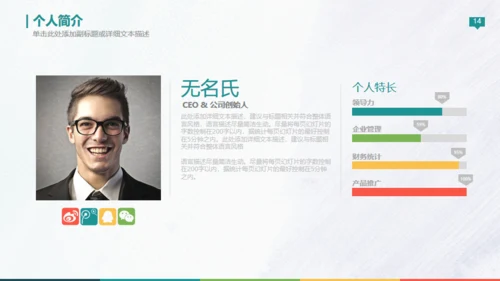 欧美高端商务创业计划书通用PPT模板