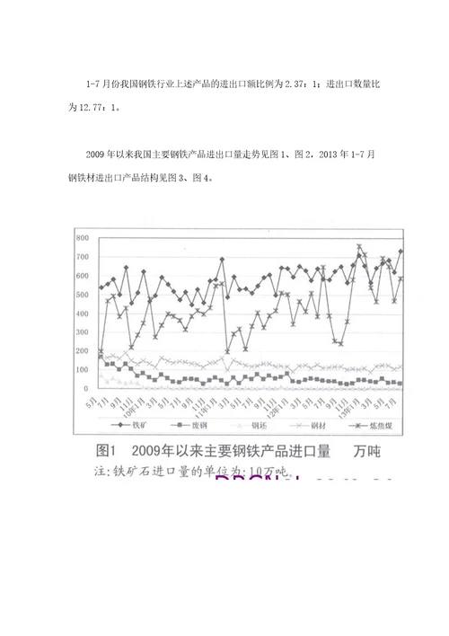 17月主要钢铁产品进出口情况分析