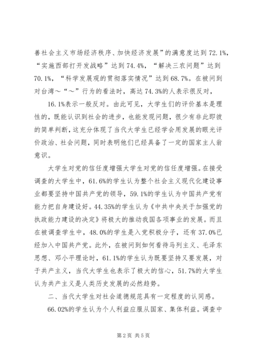 我校党员思想状况调研报告(精) (4).docx