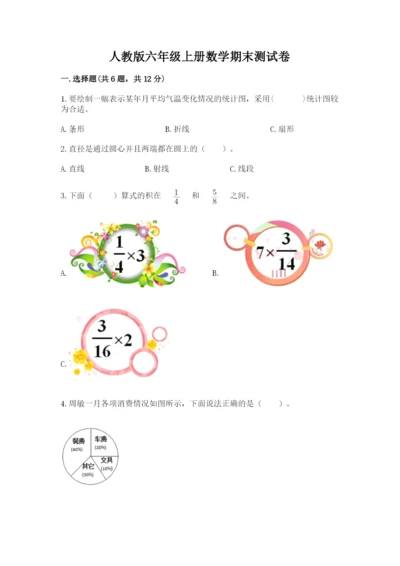 人教版六年级上册数学期末测试卷附答案【基础题】.docx