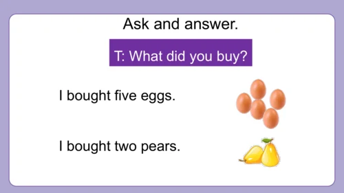 Module 2 Unit 1  What did you buy? 课件(共37张PPT)