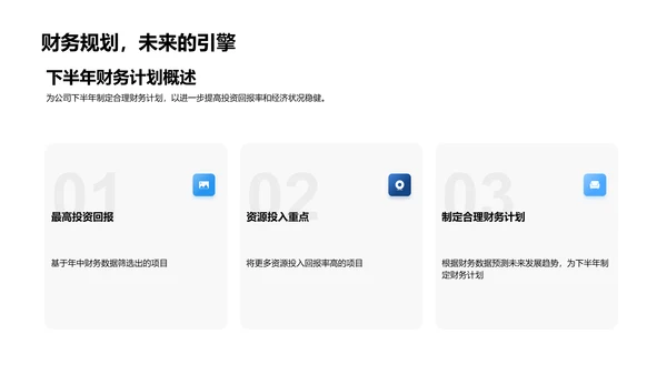 年中财务分析PPT模板