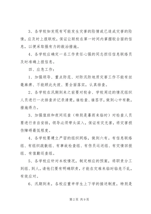 防汛应急预案范文-村级防汛应急预案.docx